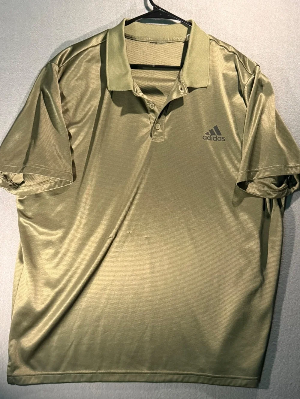 Adidas Men's Polo Shirt Olive Green